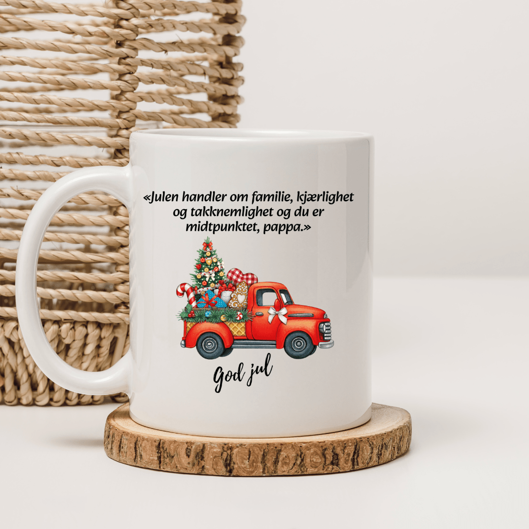 Personlig julekopp til pappa – Familie, kjærlighet og takknemlighet - masdam.cheer