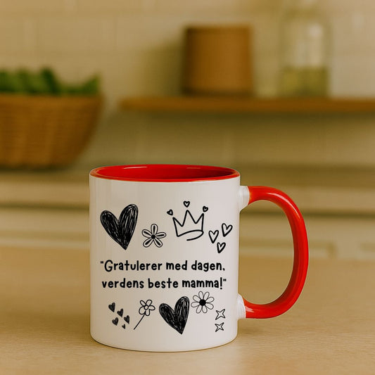 Bursdag skrus til mamma – Gratulerer med dagen, verdens beste mamma! – personlig tekst - masdam.cheer