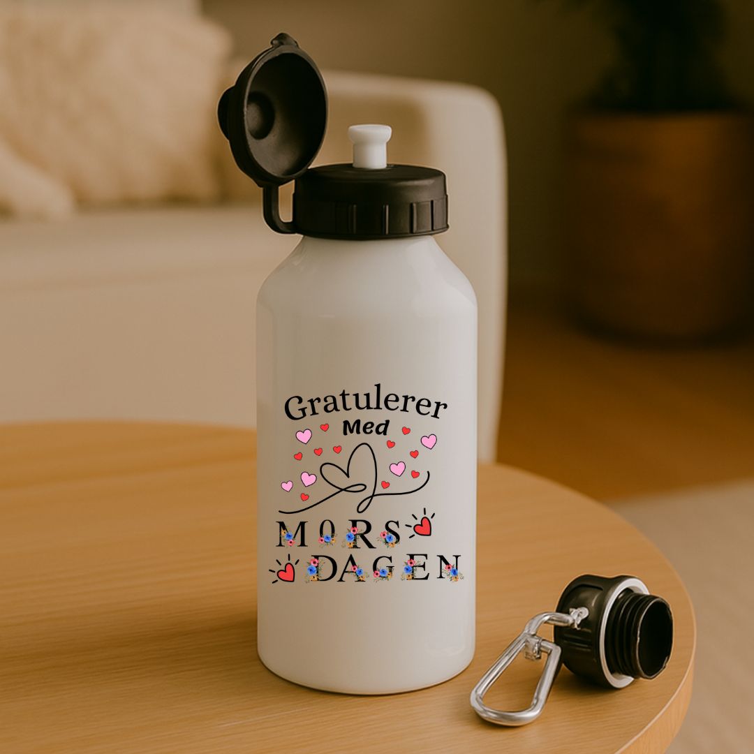 Drikkeflaske til mamma – Gratulerer med morsdagen - masdam.cheer