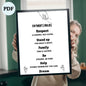 Father's Rules Poster – Motivational Family Values A4 PDF | Home Decor | Dad's Wisdom - masdam.cheer