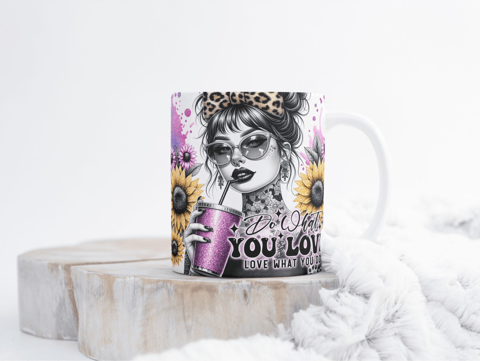 Inspirerende Kaffekopp – "Do What You Love" | Motiverende Design for Kvinner - masdam.cheer