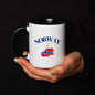 Keramikkrus Norway – Norsk Flagg & Reinsdyr (Sort hank) - masdam.cheer