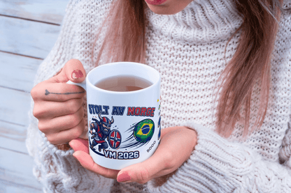 Keramikkrus Stolt av Norge – VM 2026 Norge vs Brasil 2-1 - masdam.cheer