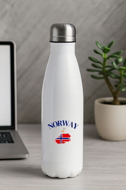 Norway drikkeflaske – Isolert stål – 500 ml - masdam.cheer