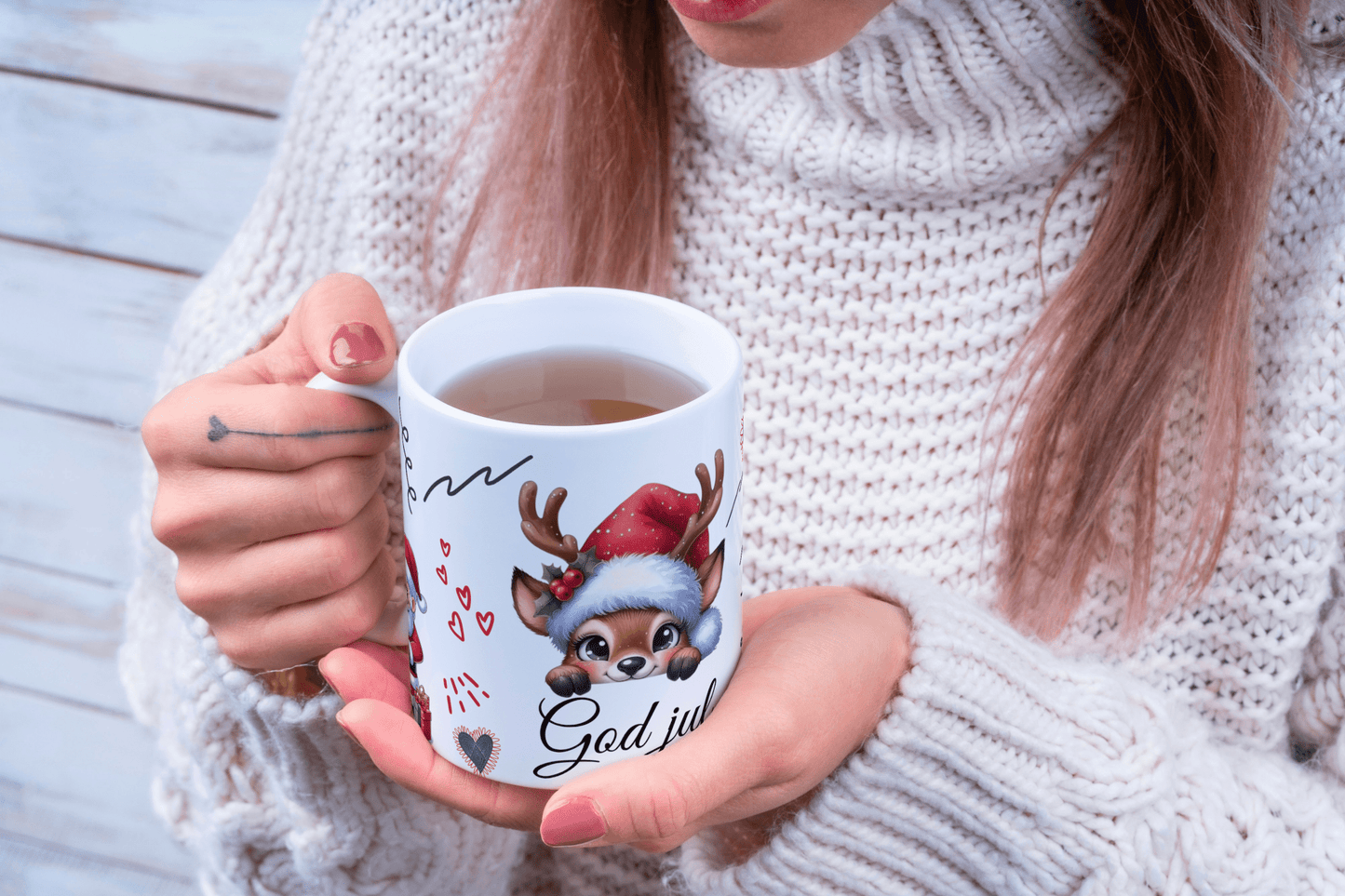 Personlig God Jul kopp - Sublimering | Perfekt julegave - masdam.cheer