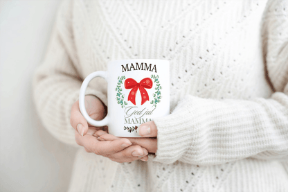 Personlig “God Jul Mamma” kopp – Julegave med koselig design og varm tekst - masdam.cheer
