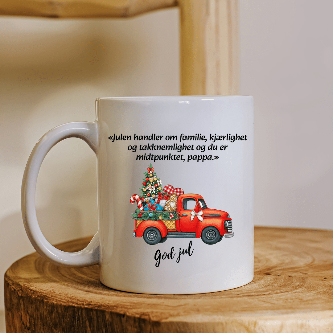 Personlig julekopp til pappa – Familie, kjærlighet og takknemlighet - masdam.cheer