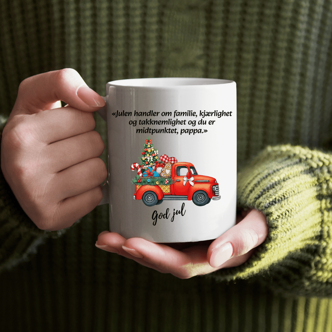 Personlig julekopp til pappa – Familie, kjærlighet og takknemlighet - masdam.cheer