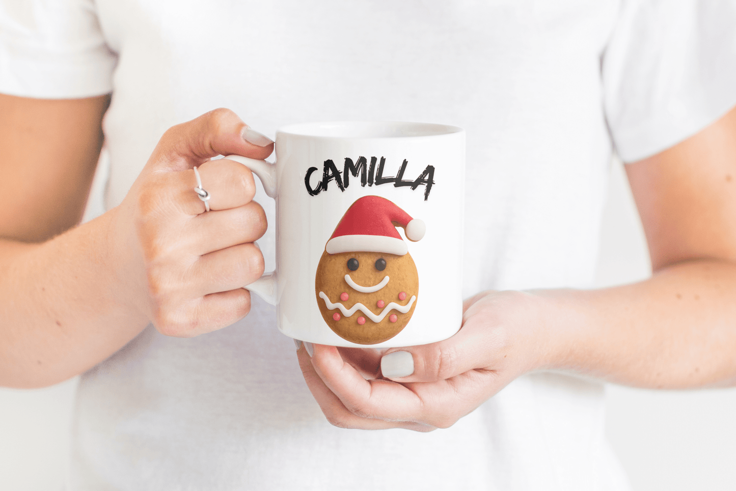 Personlig kopp med navn og julemotiv 🎄 Perfekt julegave - masdam.cheer