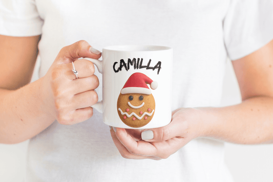 Personlig kopp med navn og julemotiv 🎄 Perfekt julegave - masdam.cheer