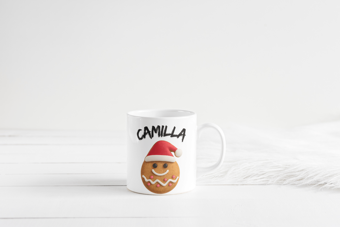 Personlig kopp med navn og julemotiv 🎄 Perfekt julegave - masdam.cheer