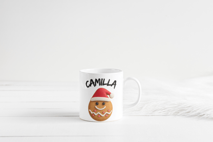 Personlig kopp med navn og julemotiv 🎄 Perfekt julegave - masdam.cheer