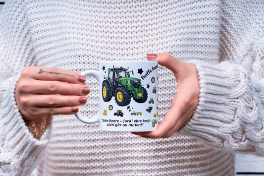 Premium Traktor - Kopp – Personlig Sublimert Design, Vaskesikker & Gøy Gave til Traktor - Elskere! - masdam.cheer